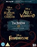 Flash Sale 👏 Tim Burton 3D Movie Collection Blu Ray - Mia Wasikowska, Helena Bonham Carter ⭐