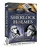 Promo ⌛ Sherlock Holmes - The Basil Rathbone Collection - 4 DVD & Bookazine BOXSET DVD -   🎁